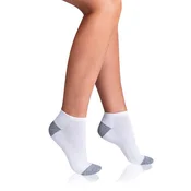 Bellinda SPORT WOMEN IN-SHOE 3x - Womens Sports Ankle Socks 3 Pairs - White