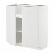 METOD Podstav omarica s policami/2 vrati, bela/Stensund bela, 80x37 cm