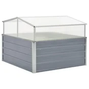 Vidaxl Rastlinjak 100x100x85 cm pocinkano jeklo