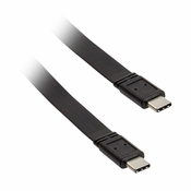 Akasa Typ C zu Typ C Adapter Kabel PROSLIM - schwarz AK-CBUB46-10BK