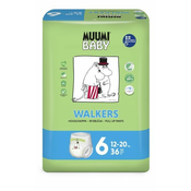 Hlačke za plenice za enkratno uporabo 6 Junior 12-20kg 36pcs Baby Muumi