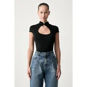 Le Privé bluza ženska z modalom CORALIE TOP NOIR