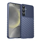 HURTEL Silikonski ovitek za Samsung Galaxy S25+ Thunder - moder