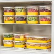 Hermia Set organizera za frižider, 14 komada, Žuti