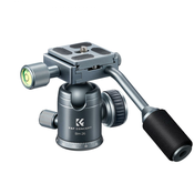 K&F 26mm Metal Tripod Ball Head with Handle 360 Degree Rotating Panoramic with 1/4 inch Quick Release