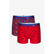 Boxer shorts Atlantic 2GMH-021 A2 S-2XL blue-red 033