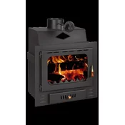 PRITY G Kamin na drva, 16 kW, Crni