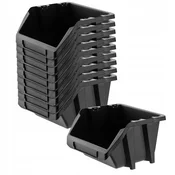 KADAX Delavniški pladnji Skladiščni zabojniki Komplet 10 pladnjev Pladenj 214x198 mm, (5000355665)