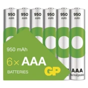 GP ReCyko HR03 (AAA) punjiva baterija, 950 mAh, 6 komada