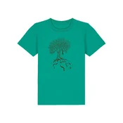 Life-Tree Majica Kids Unisex Hanging On zelena