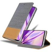 Cadorabo CADORABO Ohišje, združljiv s Huawei v svetlo sivo rjavi barvi - zaščitni pokrov z magnetnim zapiranjem, stoječo funkcijo in režo za kartico, (20570891)