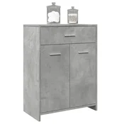 Vidaxl vidaXL Kopalniška omarica betonsko siva 60x33x80 cm iverna plošča