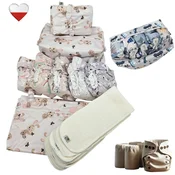 shumee Komplet plenic za večkratno uporabo BUNNIES coolmax NappiMe plenice