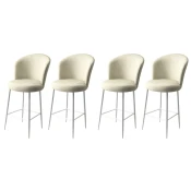 Hanah Home Set 4 barske stolice Alte Krem-Beli