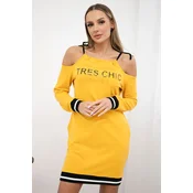 Tres Chic Mustard Dress