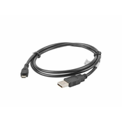 LANBERG Micro USB (M) na USB-A (M) 2.0 kabel 1m, crni
