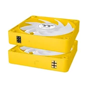 Thermaltake CT120 EX ARGB Sync računalniški ventilator Bumblebee 3 kos – 120 mm, osvetlitev ARGB, 4-pinski priključek