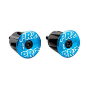 PRO End caps for handlebars blue