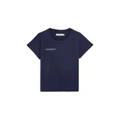 Kratka majica Pangaia KIDS 365 MIDWEIGHT T-SHIRT mornarsko modra barva, 10000430