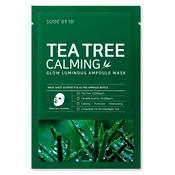 Some By Mi Pomirjujoča maska s čajevcem 30 Days Tea Tree Calming Glow Luminous Ampoule Mask - 25 g / 1 kos