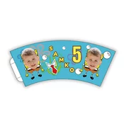 Personal Personalizirani papirnati kozarci 6 kosov - Spuži Kvadratnik