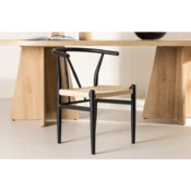 Venture Design Jedilni stol 58x55x72 cm črne barve