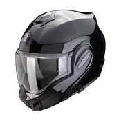 Preklápecí prilba Scorpion EXO-TECH EVO PRO SOLID metalická cerná