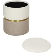 HOMCOM HOMCOM sedežni blažnik poliester O36 x 44V cm Krem bel, (5000242472)