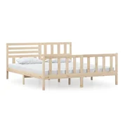 Vidaxl Posteljni okvir 180x200 cm trden les
