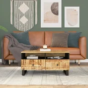 Stolic za kavu 80x54x40 cm od drva manga i konstruiranog drva