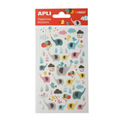 APLI nalepke sloni 1, set
