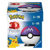 Ravensburger 3D Slagalica Pokemon Master lopta, 54 dela