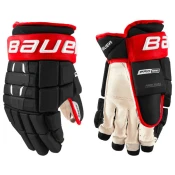Hokejske rokavice Bauer Pro Series Black/Red Intermediate 13 palcev
