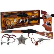 Kaubojski set za igru Colt Revolver sa znackom šerifa