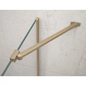 Gelco VARIO kutni nosač za tuš kabinu 650mm, zlatno mat