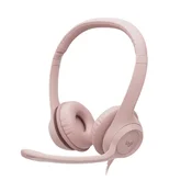 Logitech H390 USB slušalice, ružicaste 981-001281