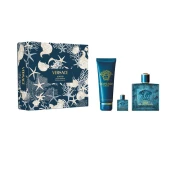 Versace Eros Muški poklon set (EDP 100Ml + Gel za tuširanje 150Ml + EDP 5Ml) 7401635 M
