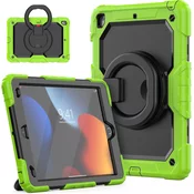 Ohišje za Samsung Galaxy Tab A7 Armoured z vrtljivim stojalom Green