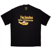 The Beatles Majica Logo & Sub Unisex Black XL