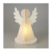 LED božicna dekoracija 12xLED/3xAA 38 cm topla bela andeo