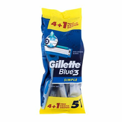 Gillette Blue3 Simple brivnik 5 ks