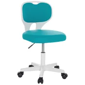 MID.YOU Otroški Vrtljivi Stol Kiddy Top W, Modra