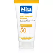 Mixa Niacinamide Bright Protecting & Correcting Dark Spot Cream SPF50 proizvod za zaštitu lica od sunca suha 50 ml za žene