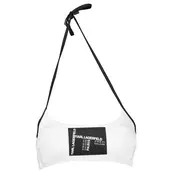 Karl Lagerfeld Ženski gornji deo kupaceg KL20WTP23_80D41EB_BIANCOWHIT, Beli