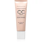 Farmasi Color Control posvetlitvena CC krema SPF 25 odtenek 30 ml