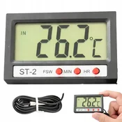 Digitalni LCD termometer s sondo za akvarije hladilnike in terarije 100cm