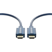 clicktronic HDMI priključni kabel clicktronic [1x HDMI-vtič  1x HDMI-vtič] 12.50 m moder 3840 x 2160 pixel