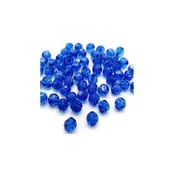 Akrilna perla 4 mm tamno plava pakovanje 30 gr