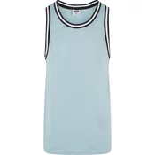 Mens Fishnet Tank Top - Blue