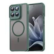 Hibridni ovitek HaloFrost II MagSafe za Motorola Edge 70 - green